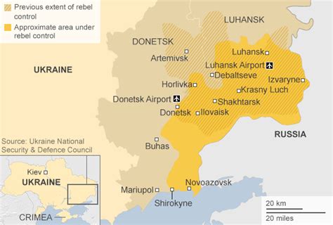 ukraine crisis in maps bbc news