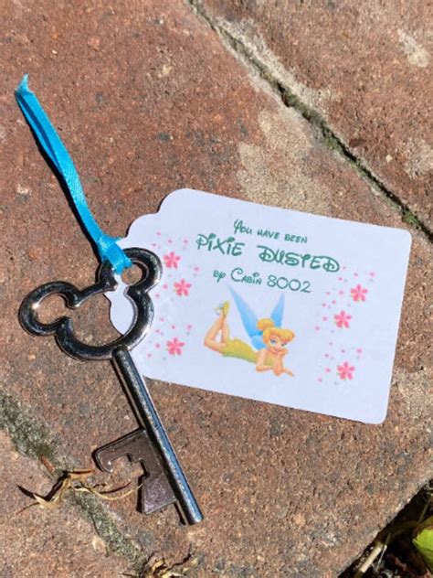 Pixie Dust T Tag And Key Pixie Dust Cruise Fe Tag T Etsy