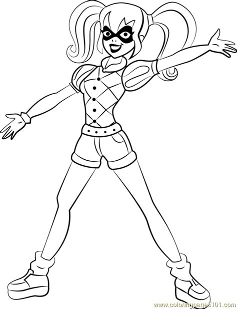 harley quinn coloring pages  getcoloringscom  printable