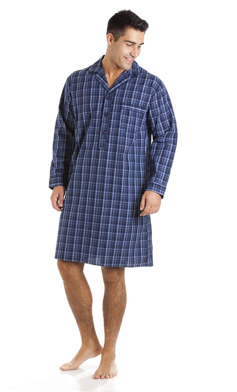 mens champion haigman cotton nightshirt sleepwear nightwear lounge