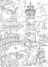 Beach Coloring Pages Adult Printable Adults Favoreads Book Architecture Summer Shape Sheets Kids House Imprimer Ocean Club Books Heart Color sketch template