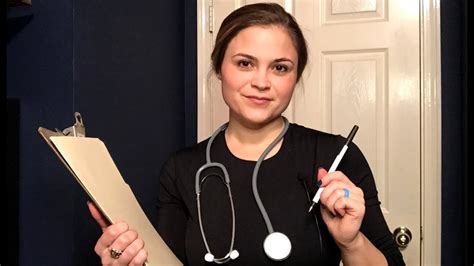 Asmr Doctor Roleplay Yearly Exam Youtube