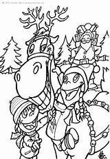 Coloring Pages Santa sketch template