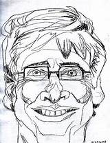 Gates Bill Sketch Deviantart sketch template