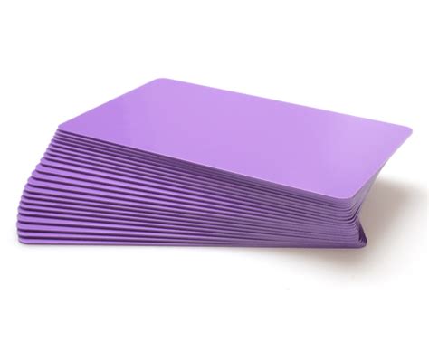 purple plastic cards id card printers printed plastic cards