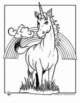 Coloring Rainbow Pages Unicorns Cartoon Ages sketch template
