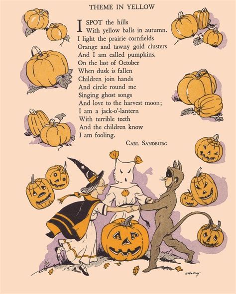 pin  green rabbit   lit halloween poems vintage halloween
