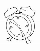 Clock Coloring Pages Alarm Drawing Pendulum Paper Book Popular Library Clipart Coloringhome sketch template