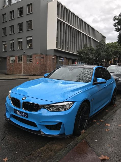 spotted  blue bmw    local university autos