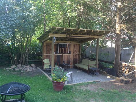 backyard bbq shack completed was supposed to cover my smoker but turned into an outdoor living