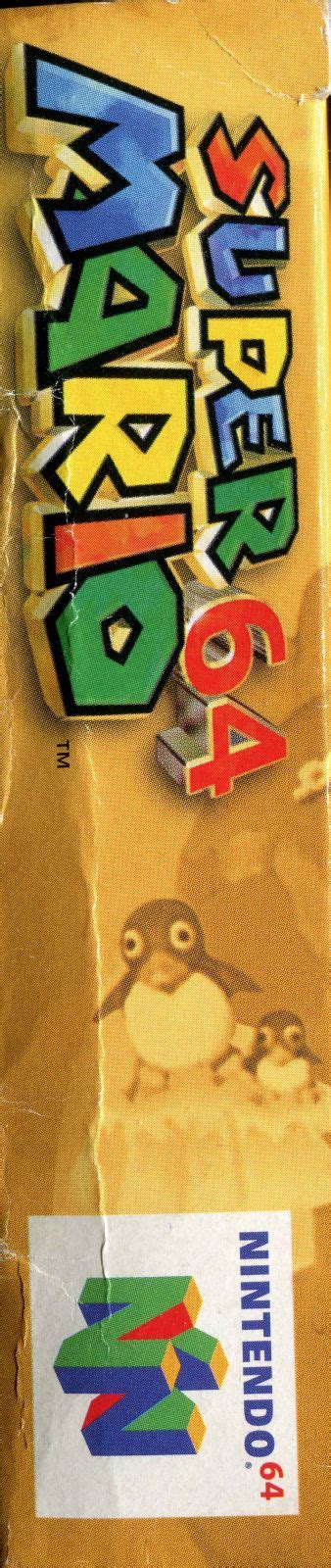 Super Mario 64 1996 Box Cover Art Mobygames