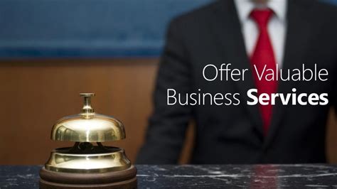 offer valuable business services