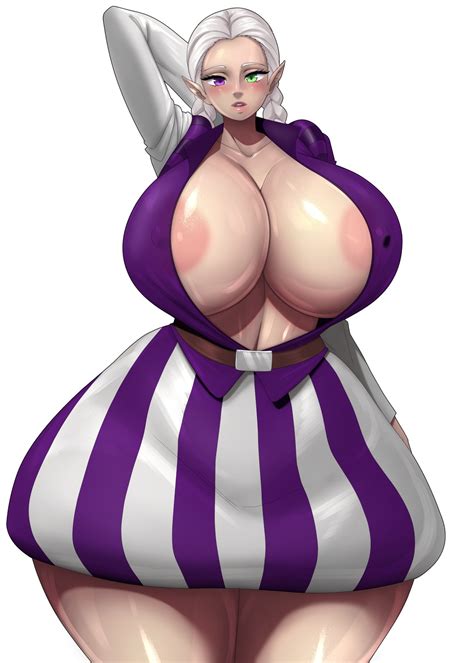 rule 34 big breasts big hips breasts cleavage cloudybits hips hips