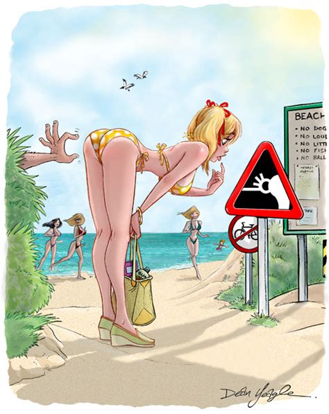 xbooru ass bag beach bent over bikini bird black hair blonde hair blue eyes book bushe dean