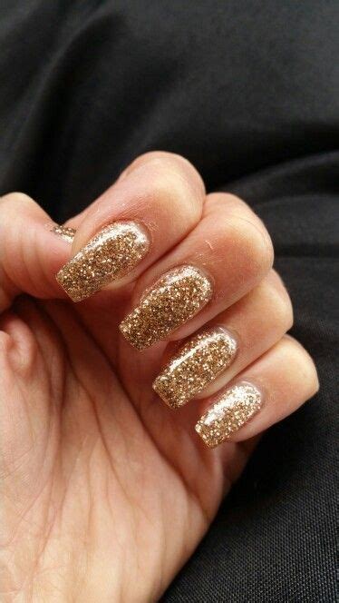 pin  jayden high  nails   gold nails prom gold sparkle