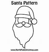 Face Claus Templates sketch template