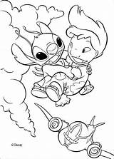 Stitch Pages Coloring Getcolorings Jumba Dr sketch template