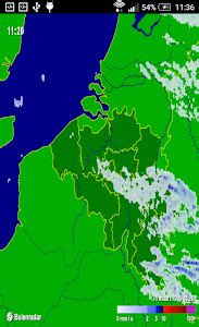 buienradar lite belgie  simple  fast alternative   official rainfall radar app