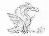 Changewing Dragon Drawing Coloring Pages Sketch Daily Train Template sketch template