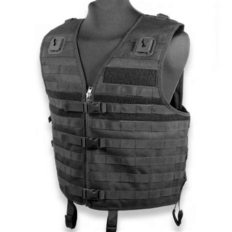 eclipse black tactical molle vest police supplies
