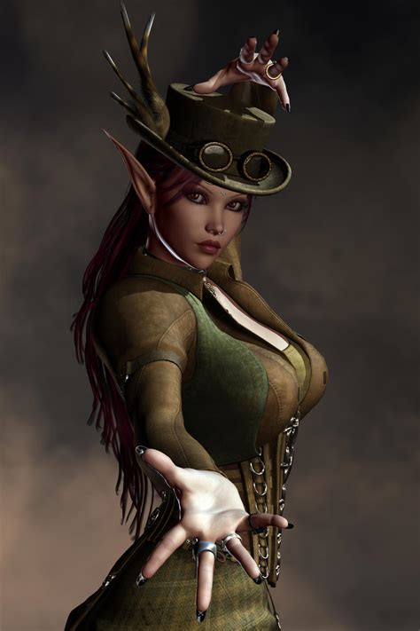 Sexy Fantasy Devil Vamp Steampunk Elfen 03 By Evinessa On