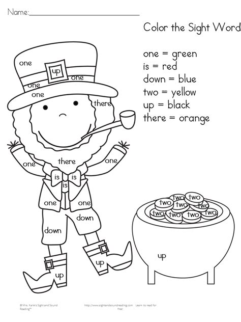 st patricks day worksheets