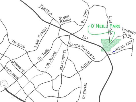 O Neill Regional Park Map