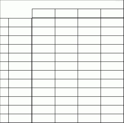 printable chart templates template business psd excel word