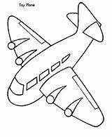 Coloring Pages Airplane Kids Plane Toy Sheet Popular Christmas Toys sketch template