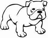 Bulldog Clipart Clip English Outline Dog Puppy Puppies Face Silhouette Marine French Coloring Christmas Cliparts Transparent Pages Cute Dogs Paw sketch template