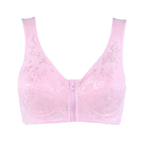 women front zippers closure bras push up sexy lace bra ladies