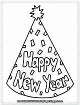 Coloring Pages Year Happy Party Hat Leap Printable Years Getcolorings Color Hats Comments Popular Getdrawings Coloringhome Related Post sketch template