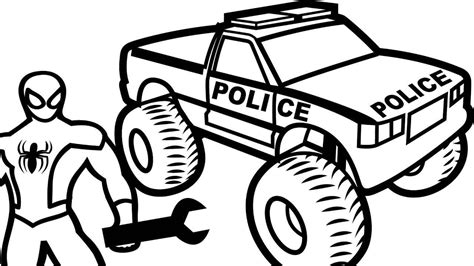 monster truck coloring pages printable  kids  day