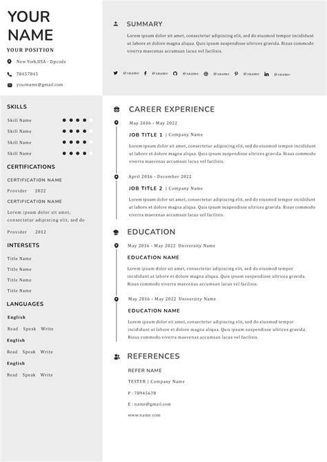 notary resume template