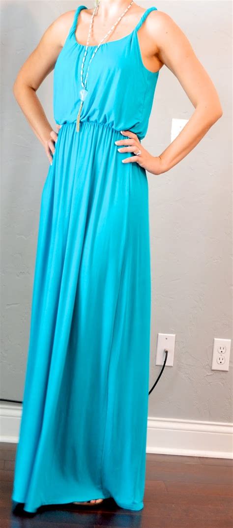 outfit post teal maxi dress