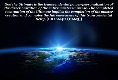 the ultimacy of the master universe urantia association