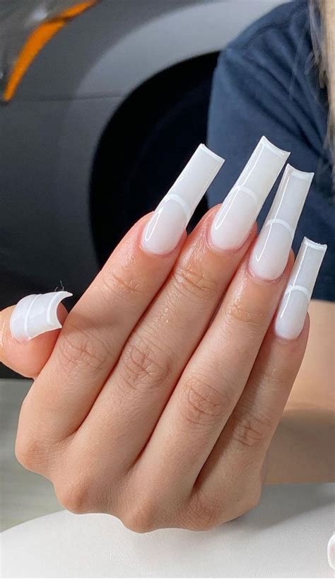 white nail ideas thatre classy  fashionable white nails