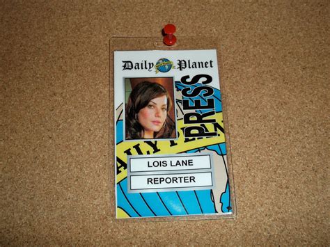 items similar  lois lane reporter daily planet press pass id