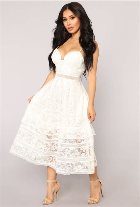 Pin By T B On Lareina Fashion Nova White Dress Dresses