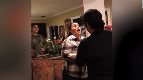 marine surprises daughter at baseball game cnn video