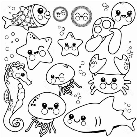 sea animal coloring sheets elegant coloring book sea creatures coloring