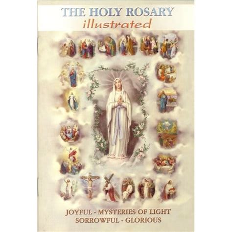 holy rosary illustrated rosary bible meditations joyful luminous sorrowful glorious