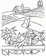 Coloring Pages Nature Around House Comments sketch template