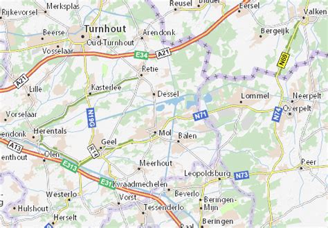 michelin sluis map viamichelin