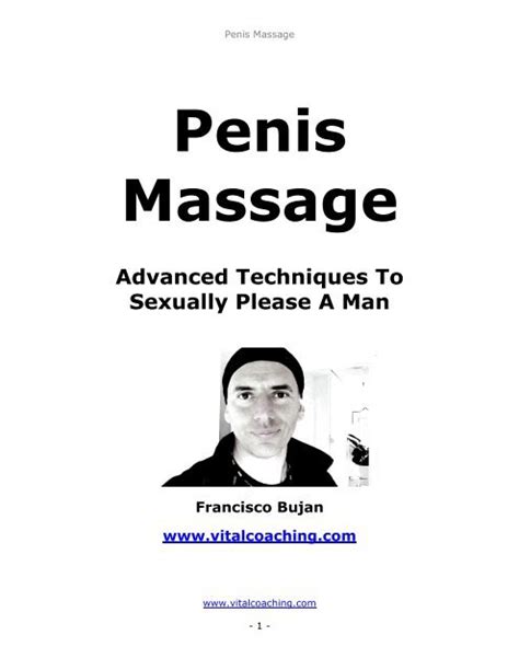 Penis Massage Techniques – Telegraph