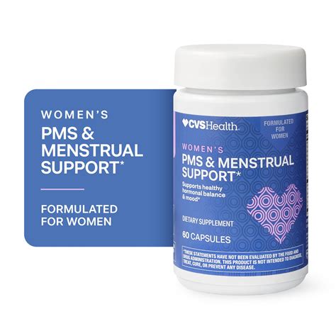 Cvs Health Women S Pms And Menstrual Support Capsules 60 Ct