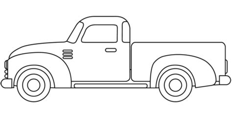pickup truck coloring pages  printable