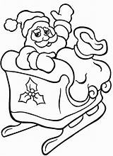 Sleigh Santa Coloring Pages Claus Printable Christmas His Fat Color Colouring Getcolorings Big Print Clau Colorings Getdrawings sketch template