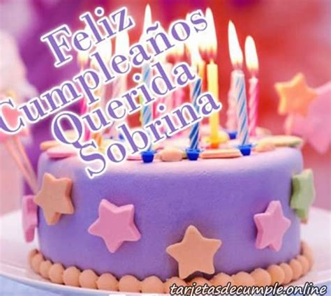 tarjetas  frases de cumpleanos  una sobrina