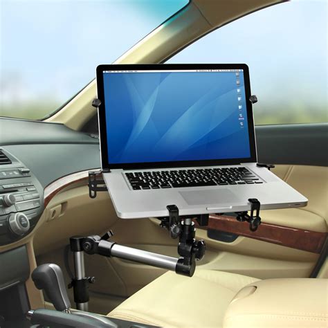 foldaway automobile laptop mount hammacher schlemmer